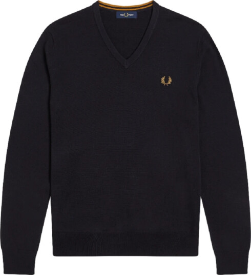 Fred Perry Herre Strikkevarer Blå S,