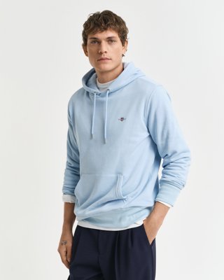 Hettegenser med liten logo FRESH BLUE L