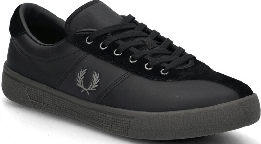 Fred Perry Tennis Shoe Lthr/Suede BLACK 40