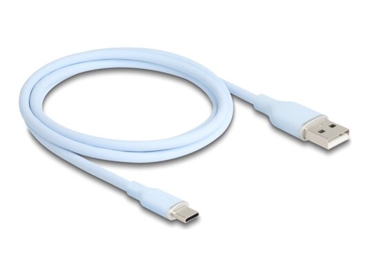 Delock Usb-Kabel Usb Hann Til 24 Pin Usb-C Hann Usb 2.0 3 A 1 M Blå