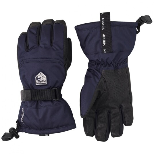Hestra Gore-Tex Gauntlet, Skihansker, Junior, Dark Navy 7