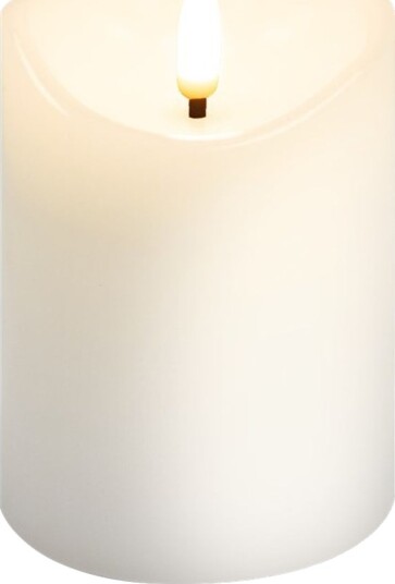 Goobay LED vokslys 7,5 x 10 cm hvitt Goobay LED vokslys 7,5 x 10 cm hvitt