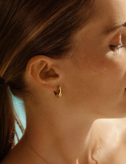 Edblad Azura Hoops S Gold One Size   Gold   ONE SIZE