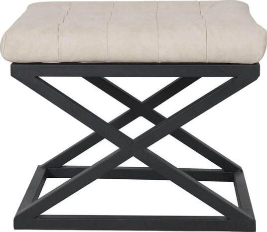 Gillie Sittepuff 40 cm Svart/Hvit
