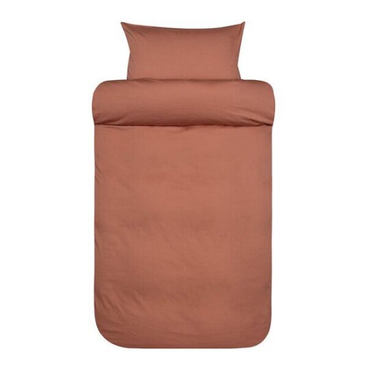 Høie Harmoni sengetøy 140x220 cm dus terracotta Høie Harmoni sengetøy 140x220 cm dus terracotta