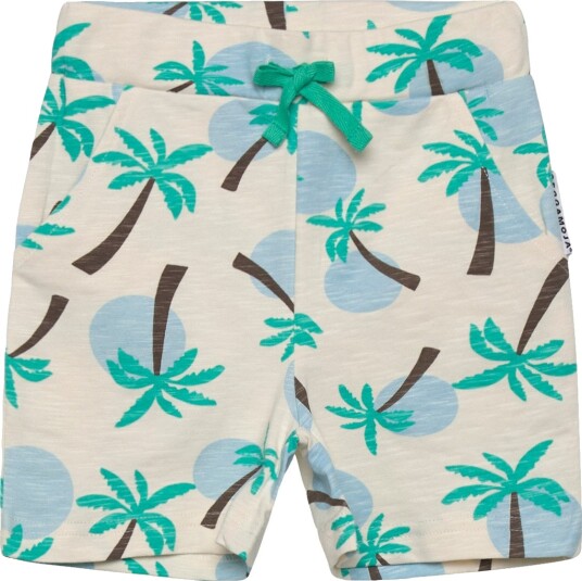 Geggamoja Shorts Palm Tree Cream 98/104