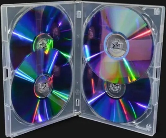 DVD Cover Standard for 4 Discer - pakke med 2 stk DVD Cover Standard for 4 Discer - pakke med 2 stk