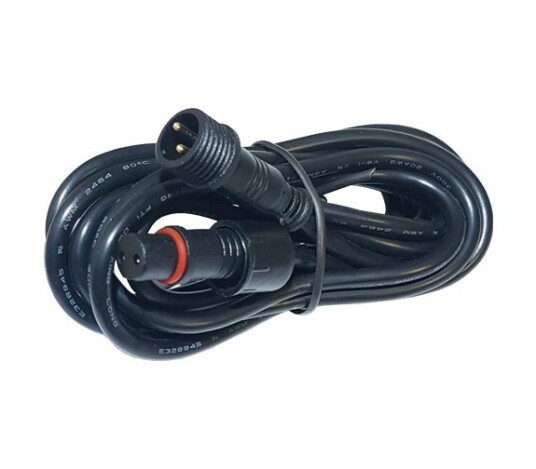 Skjøtekabel 2-pin 2,5m for enkeltfarget led stripe /m vannsikker Plugg Hann+Hunn
