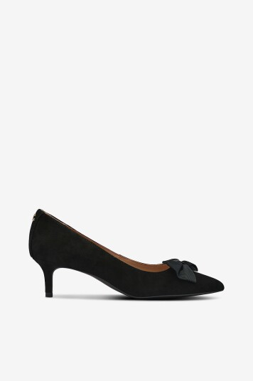 Ralph Lauren Lauren Pumps Kidsuede/grosgrain adrienne Bow pm cto Svart Ralph Lauren Lauren Pumps Kidsuede/grosgrain adrienne Bow pm cto Svart