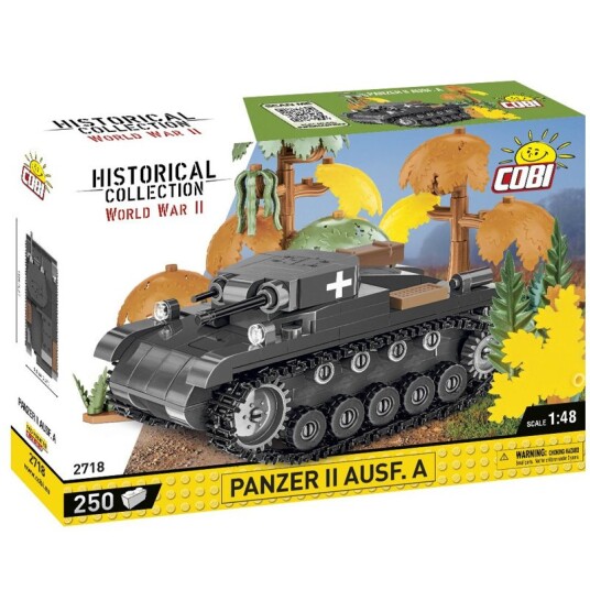 Cobi Historical Collection Byggesett 250 Deler Panzer Ii Ausf.A Cobi Historical Collection Byggesett 250 Deler Panzer Ii Ausf.A