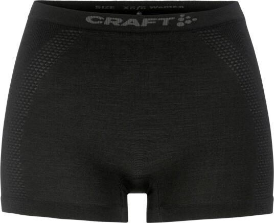Craft Women's Wool Seamless Boxer Black XS/S Craft Women's Wool Seamless Boxer Black XS/S