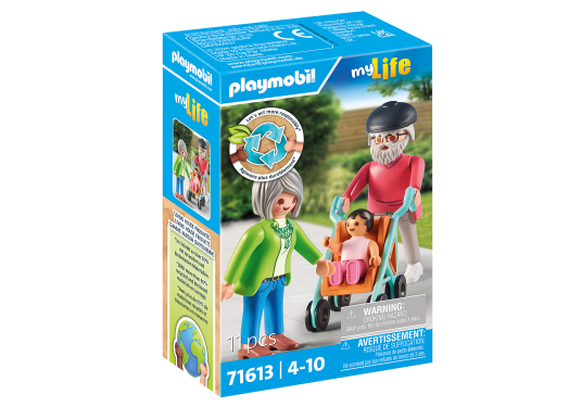 Playmobil Besteforeldre med baby 71613