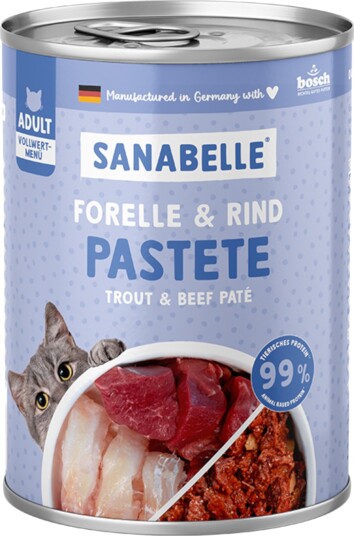 Sanabelle All Meat Ørret Og Storfekjøtt 6 X 400 G