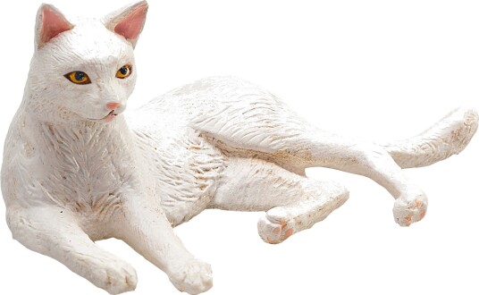 Mojo Fun Liggende Katt Figur 3+ År Hvit Mojo Fun Liggende Katt Figur 3+ År Hvit