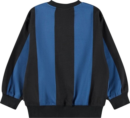 Molo Collegegenser Monti Spray United BL Molo 8 år 128 Collegegenser Blå Hvit Svart