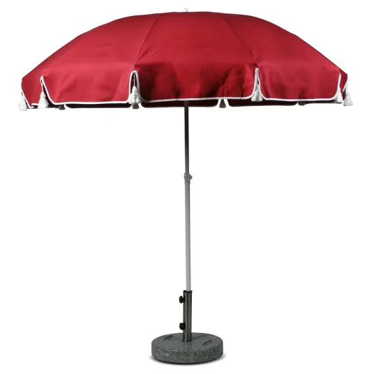 Fri Form Parasoll 220 cm med dusker red 38