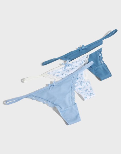 Nelly Blomstrete Adore Me Thong 3 Pack