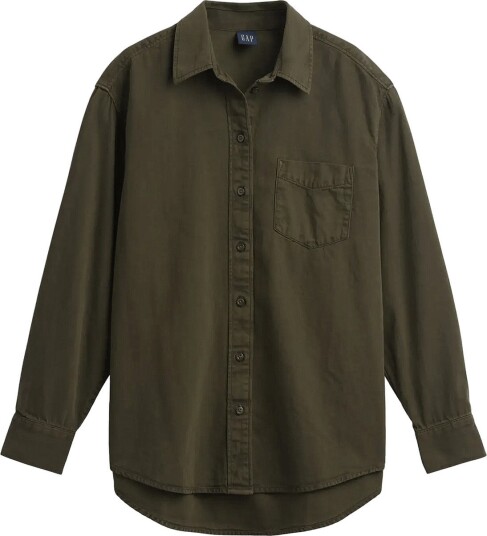 GAP Denim Big Shirt From The Gap Collection Khaki green XS
