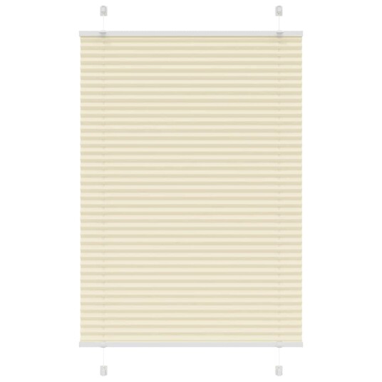 plisségardin krem 100x150 cm Stoff Bredde 99,4 Polyester