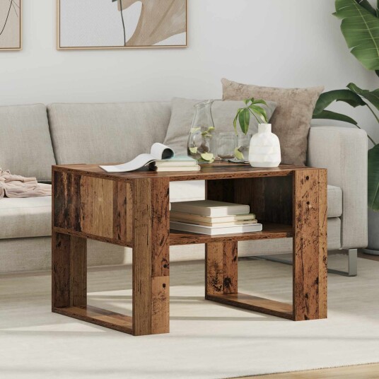 Kaffebord Gammelt tre 66 x 53 x 45 cm Konstruert tre