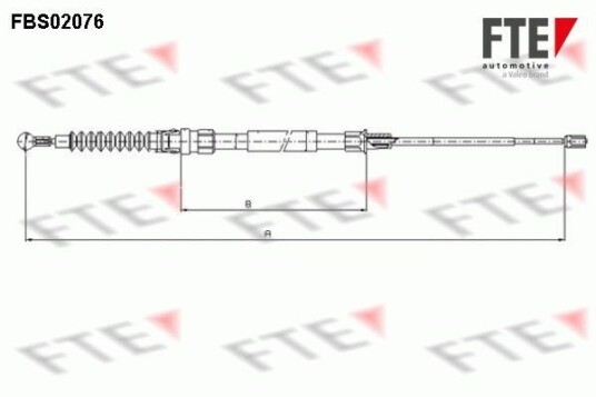 Tautrekk, håndbremse FTE 9250077