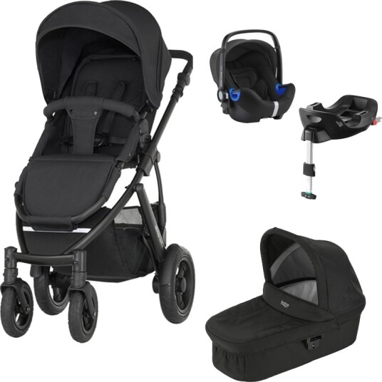 Britax Römer Pakketilbud Smile 2 Cosmos Black + BabySafe + Base