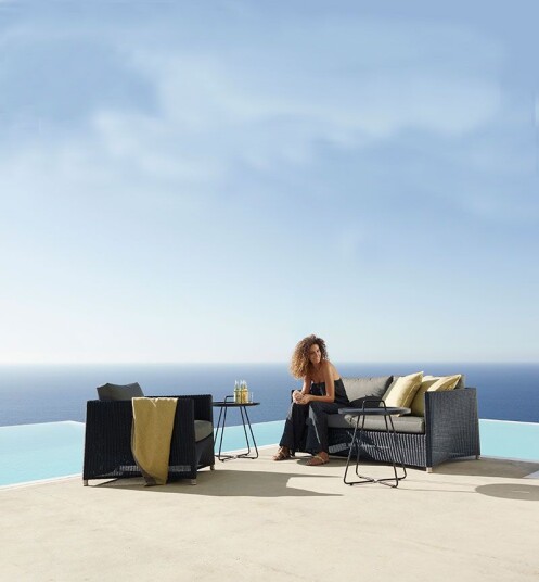 Cane line Diamond 3 seters sofa grafitt Cane line Diamond 3 seters sofa grafitt