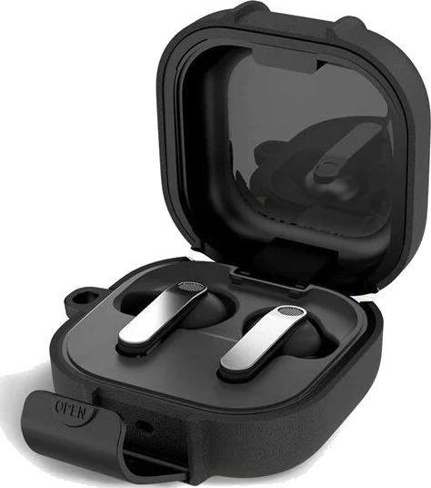 Tech-Protect Slim Hook Case for Samsung Galaxy Buds 4 / 4 Pro Black