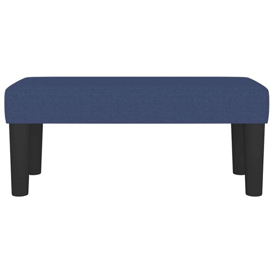 benk Blå 70 x 30 x 30 cm stoff benk Blå 70 x 30 x 30 cm stoff