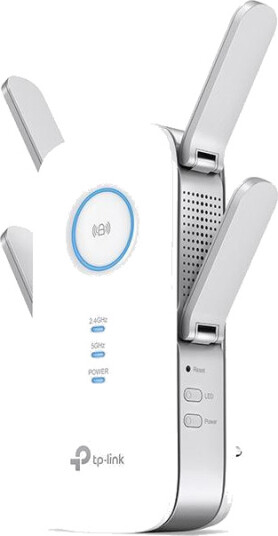 TP-Link RE650 AC2600 Wi-Fi Repeater med Gigabit Ethernet - Dobbelbånd - Hvit TP-Link RE650 AC2600 Wi-Fi Repeater med Gigabit Ethernet - Dobbelbånd - Hvit