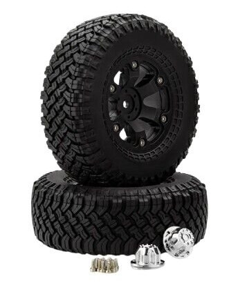 RGT R86405 Rock Crawler Tyres Black Rims 2