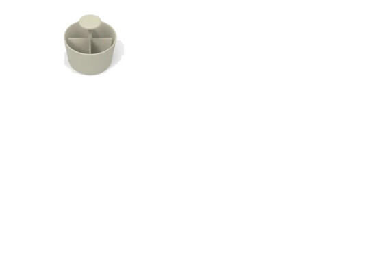 Penneholder, Lintex Bowl, Grå, 150X150 X150mm Fog