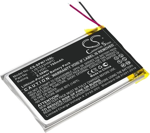Batteri til Sony Platinum Wireless 7.1 etc