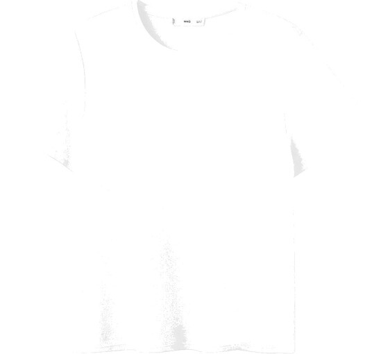 Mango T skjorte T Shirt Riti Hvit