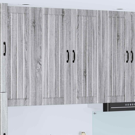  Kjøkkenskap Grå Sonoma 80 x 31 x 100 cm Konstruert tre