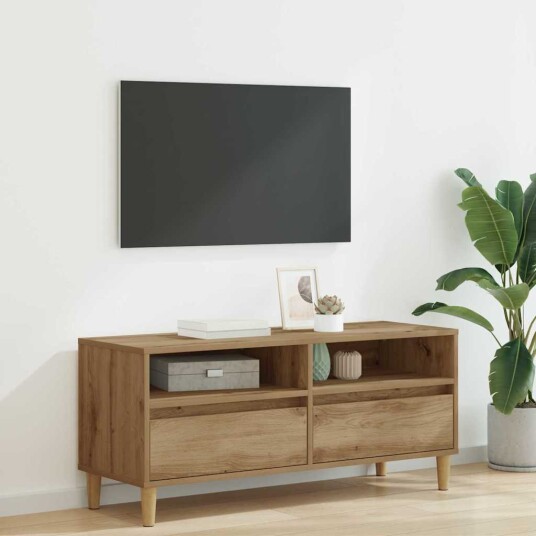  TV skap Artisan Eik 100 x 34,5 x 44,5 cm Konstruert tre