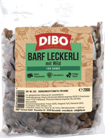 Dibo Barf Godbiter Med Vilt 2 X 200 G