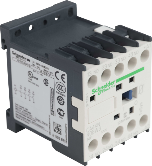 Schneider Electric CA4KN31BW3 Hjelperelé 24 V 10 A lavtforbrukende Elfordeling & strømforsyning