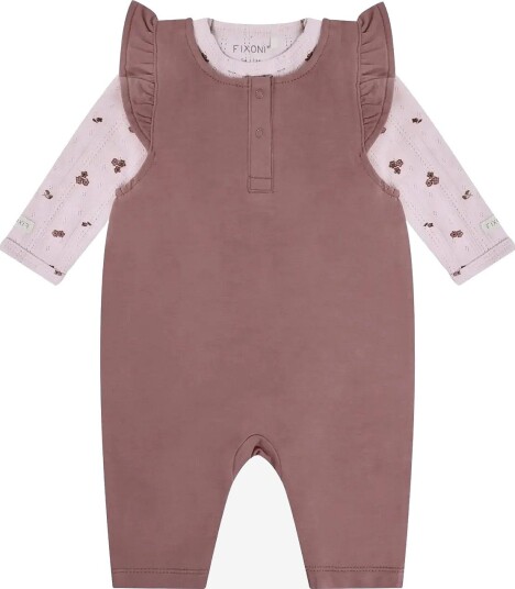 Fixoni Set W. Body And Romper Sweat NOSTALGIA ROSE 50