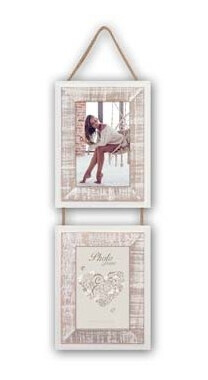 Zep Florent Mdf Tre Beige Hvit 3 Bilder I 1 Ramme Vegg 13 X 18 Cm Rektangulær