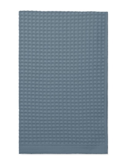 Elvang Waffle Håndklæde Blue MARINE 50X70CM