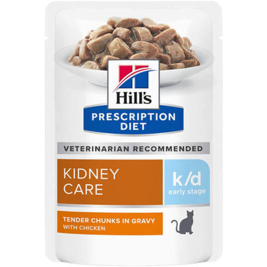 Hill's Prescription Diet Feline k/d Nyrepleie Våtfôr 12 x 85 g