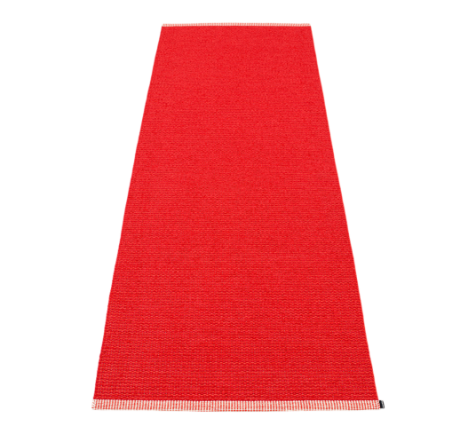 Pappelina Mono matte korall rød 70x200 cm Pappelina Mono matte korall rød 70x200 cm