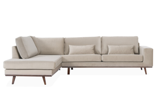 Soffadirekt STOCKHOLM L sofa Venstre Velvet Edition Greige Soffadirekt STOCKHOLM L sofa Venstre Velvet Edition Greige