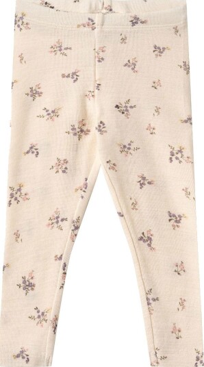Wheat Leggings Ull Agi Eggeskallblomster Wheat 56 Leggings Beige Hvit