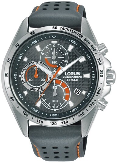 Lorus Herreklokke RM361HX9 Sports Grå/Lær Ø44 mm Lorus Herreklokke RM361HX9 Sports Grå/Lær Ø44 mm