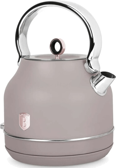 Berlingerhaus Electric Kettle With Thermometer Matt Taupe Brown 1.7 L