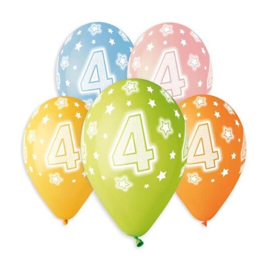 Gemar lateksballonger Cosmic Stars 6 year 33cm 5stk