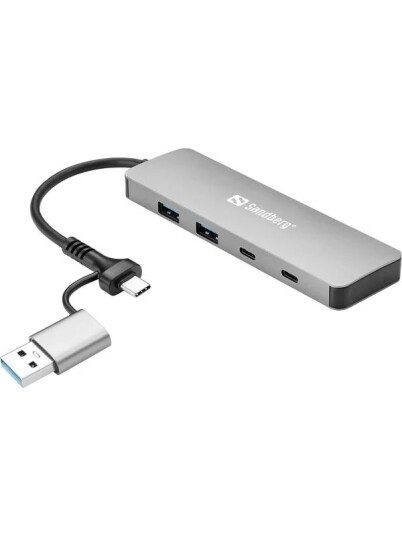 Sandberg 4 Port USB Hub USB hub USB 3.0 4 porter Slv 136 64