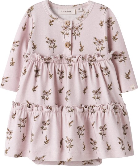 Lil"Atelier Nbfgayo Sum Ls Body Dress Lil - Pink - 80